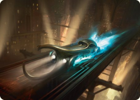 Run Out of Town Art Card [Streets of New Capenna Art Series] | Good Games North