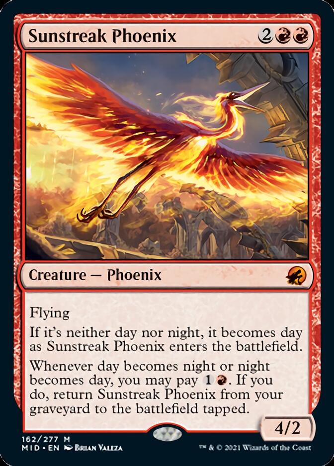 Sunstreak Phoenix [Innistrad: Midnight Hunt] | Good Games North