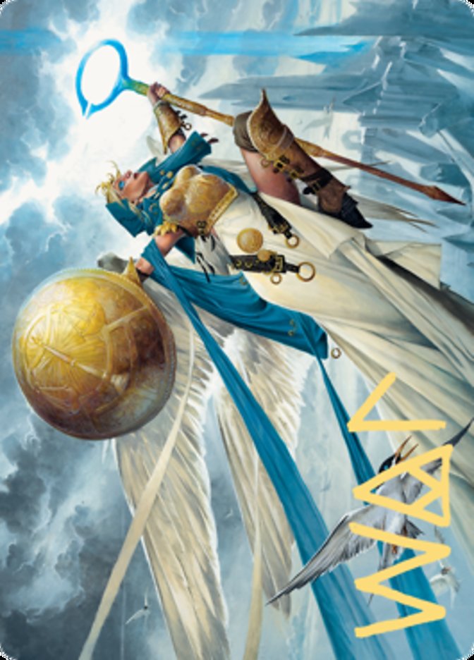 Linvala, Shield of Sea Gate Art Card (Gold-Stamped Signature) [Zendikar Rising Art Series] | Good Games North