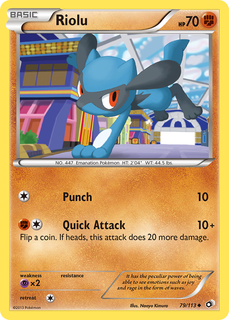 Riolu (79/113) [Black & White: Legendary Treasures] | Good Games North