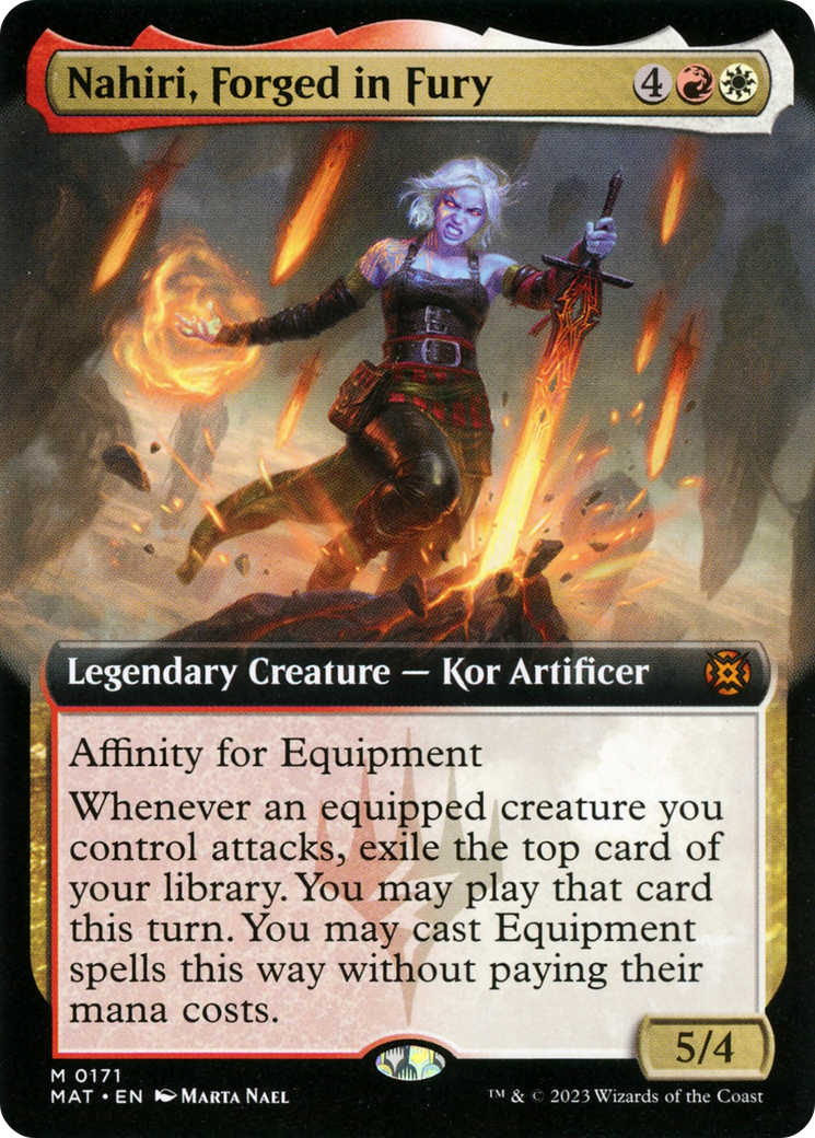 Nahiri, Forged in Fury (Extended Art) [March of the Machine: The Aftermath] | Good Games North