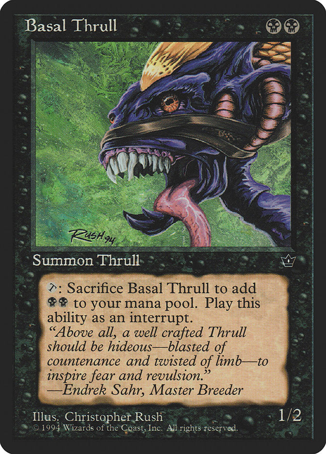 Basal Thrull (Christopher Rush) [Fallen Empires] | Good Games North