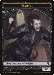 Bat // Vampire Double-sided Token [Commander 2017 Tokens] | Good Games North