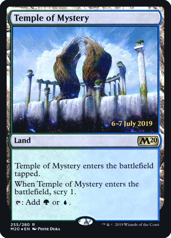Temple of Mystery  [Core Set 2020 Prerelease Promos] | Good Games North
