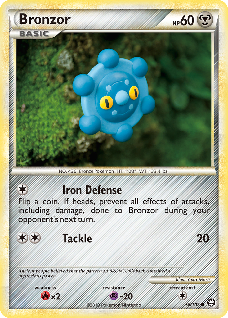 Bronzor (58/102) [HeartGold & SoulSilver: Triumphant] | Good Games North