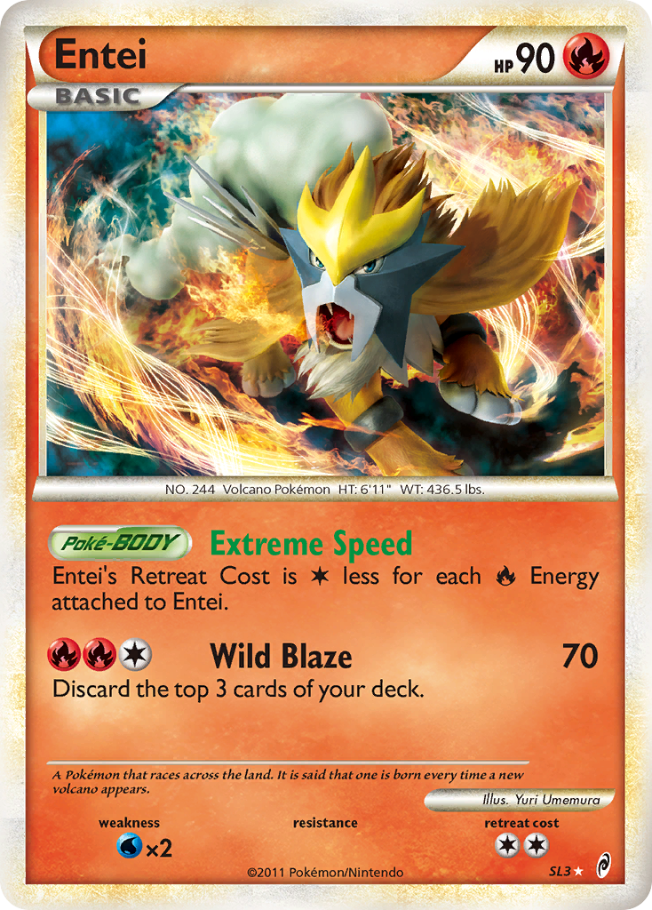Entei (SL3) [HeartGold & SoulSilver: Call of Legends] | Good Games North
