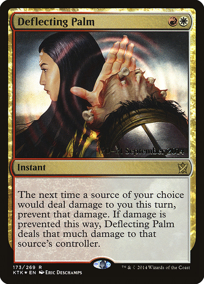 Deflecting Palm  [Khans of Tarkir Prerelease Promos] | Good Games North