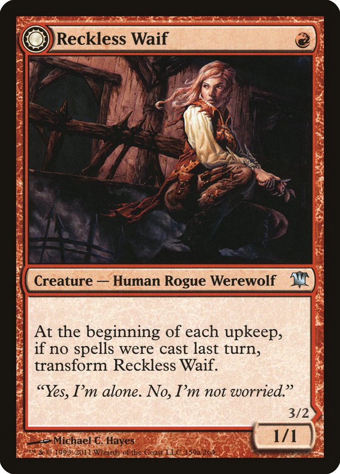 Reckless Waif // Merciless Predator [Innistrad] | Good Games North