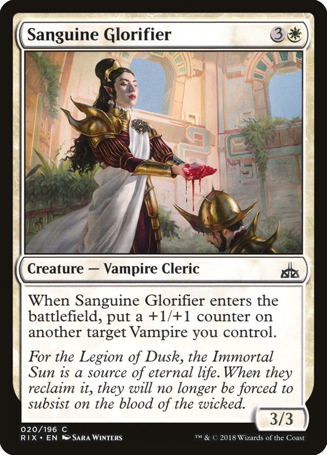 Sanguine Glorifier [Rivals of Ixalan] | Good Games North