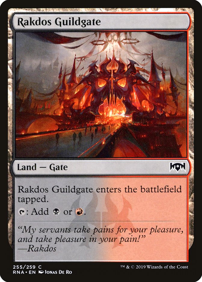 Rakdos Guildgate (255/259) [Ravnica Allegiance] | Good Games North