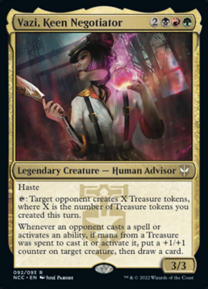 Vazi, Keen Negotiator [Streets of New Capenna Commander] | Good Games North