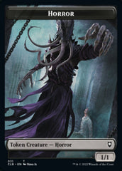 Horror // Centaur Double-sided Token [Commander Legends: Battle for Baldur's Gate Tokens] | Good Games North