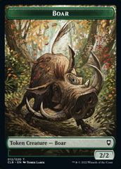Treasure // Boar Double-sided Token [Commander Legends: Battle for Baldur's Gate Tokens] | Good Games North