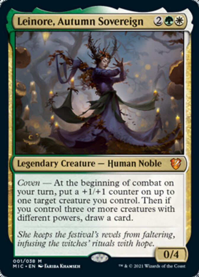 Leinore, Autumn Sovereign (Display Commander) [Innistrad: Midnight Hunt Commander] | Good Games North
