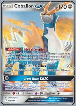 Cobalion GX (106/181) (Perfection - Henry Brand) [World Championships 2019] | Good Games North