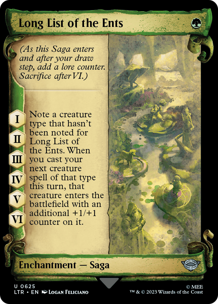 Long List of the Ents [The Lord of the Rings: Tales of Middle-Earth Showcase Scrolls] | Good Games North