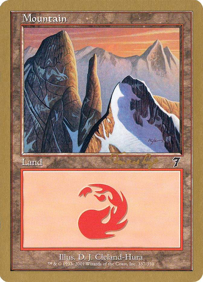 Mountain (337) (Tom van de Logt) [World Championship Decks 2001] | Good Games North