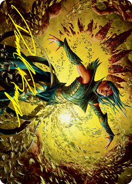Dragonsguard Elite Art Card (Gold-Stamped Signature) (16/81) [Strixhaven: School of Mages Art Series] | Good Games North