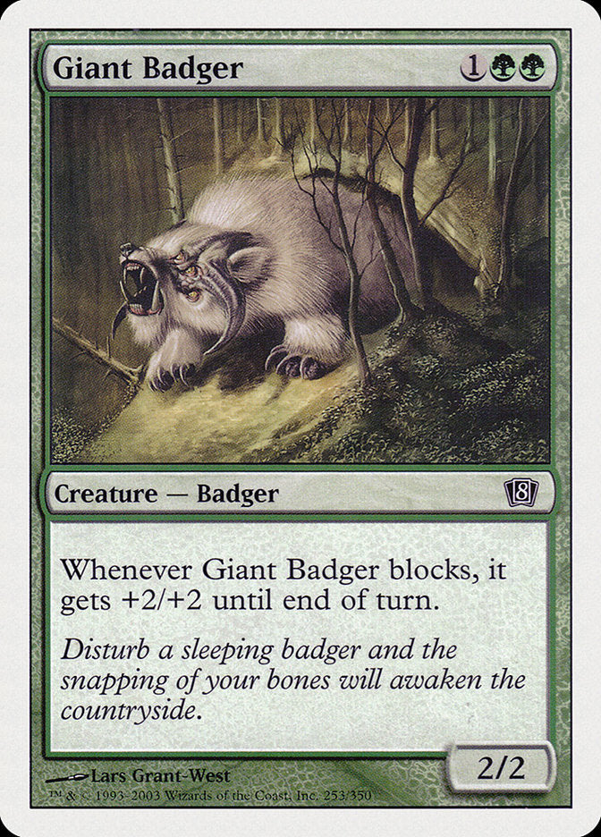 Giant Badger [Eighth Edition] | Good Games North