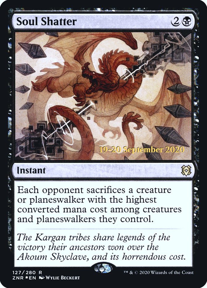 Soul Shatter  [Zendikar Rising Prerelease Promos] | Good Games North