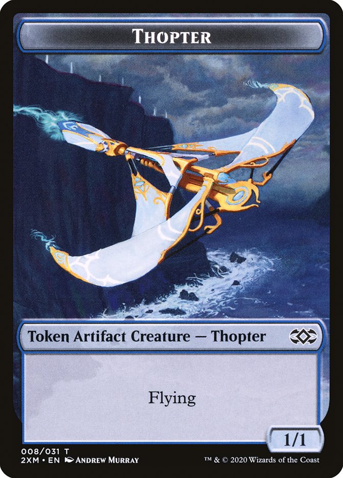 Thopter (008/031) [Double Masters Tokens] | Good Games North