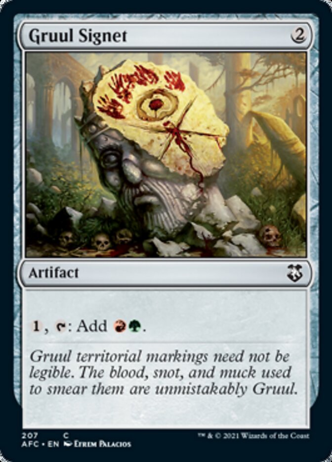 Gruul Signet [Dungeons & Dragons: Adventures in the Forgotten Realms Commander] | Good Games North
