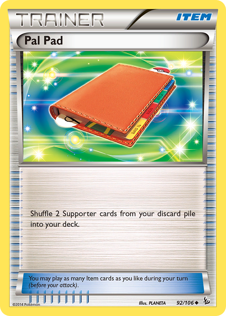 Pal Pad (92/106) [XY: Flashfire] | Good Games North