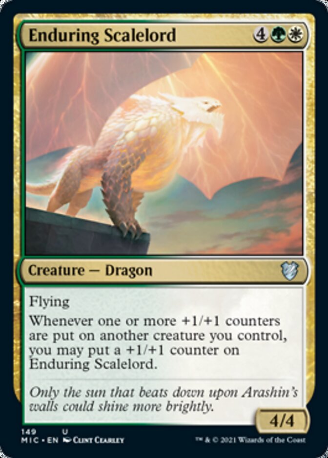 Enduring Scalelord [Innistrad: Midnight Hunt Commander] | Good Games North