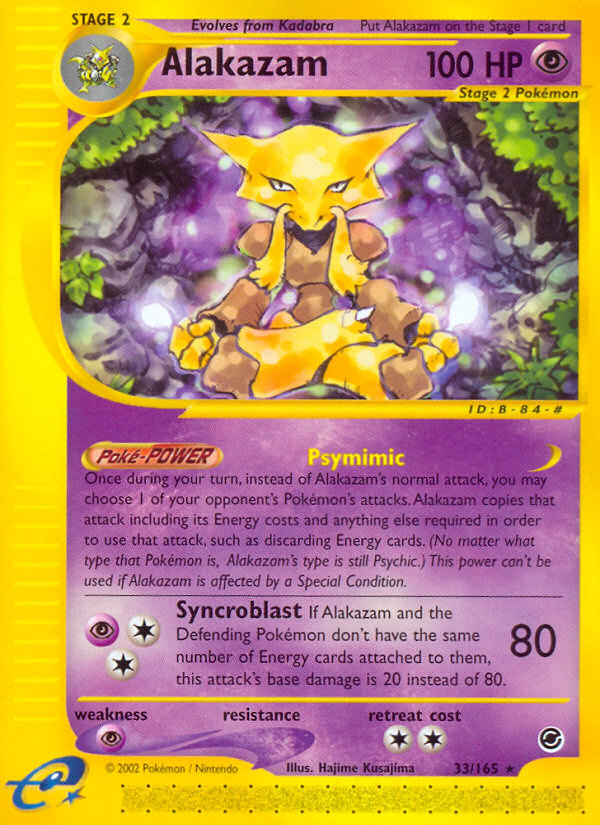 Alakazam (33/165) [Expedition: Base Set] | Good Games North