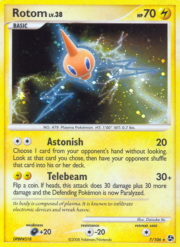 Rotom (7/106) [Diamond & Pearl: Great Encounters] | Good Games North