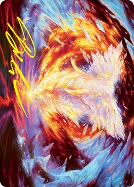 Magma Opus Art Card (Gold-Stamped Signature) [Strixhaven: School of Mages Art Series] | Good Games North