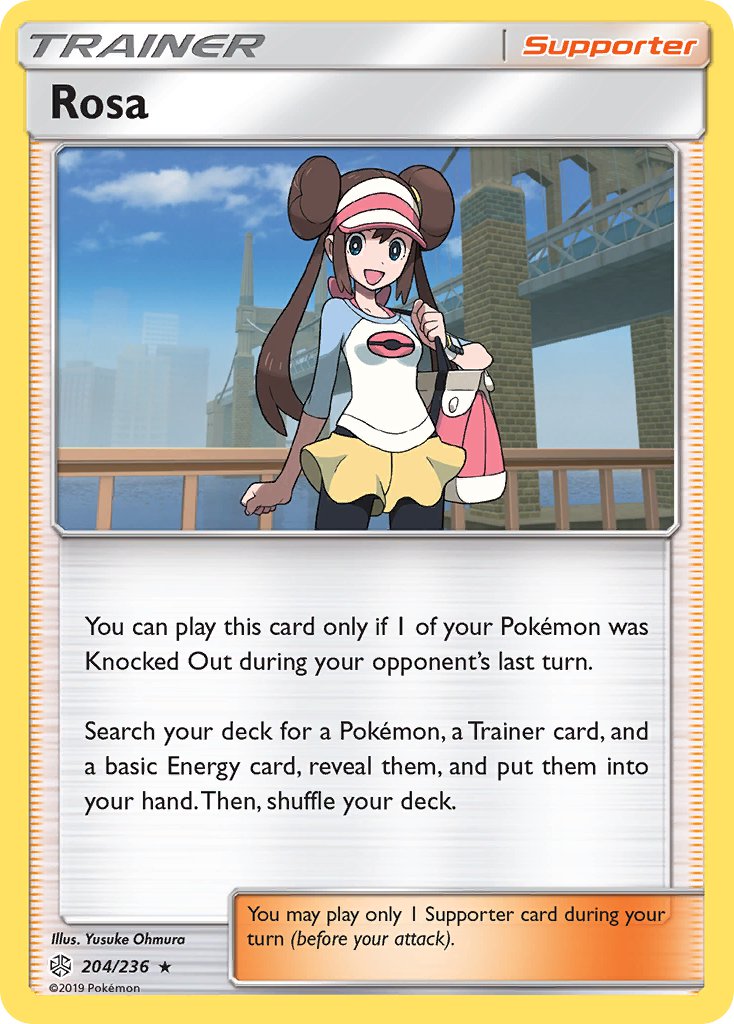 Rosa (204/236) (Theme Deck Exclusive) [Sun & Moon: Cosmic Eclipse] | Good Games North