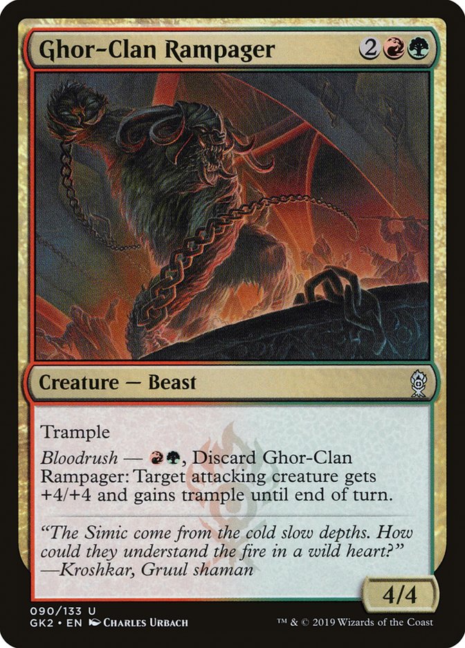 Ghor-Clan Rampager [Ravnica Allegiance Guild Kit] | Good Games North