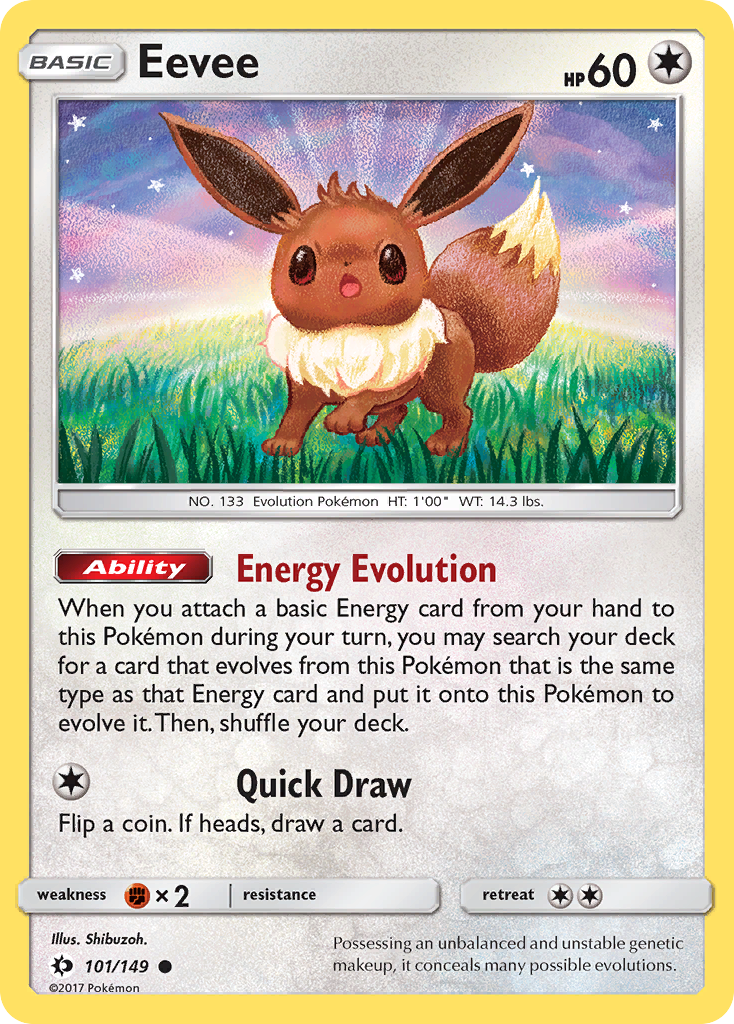 Eevee (101/149) [Sun & Moon: Base Set] | Good Games North