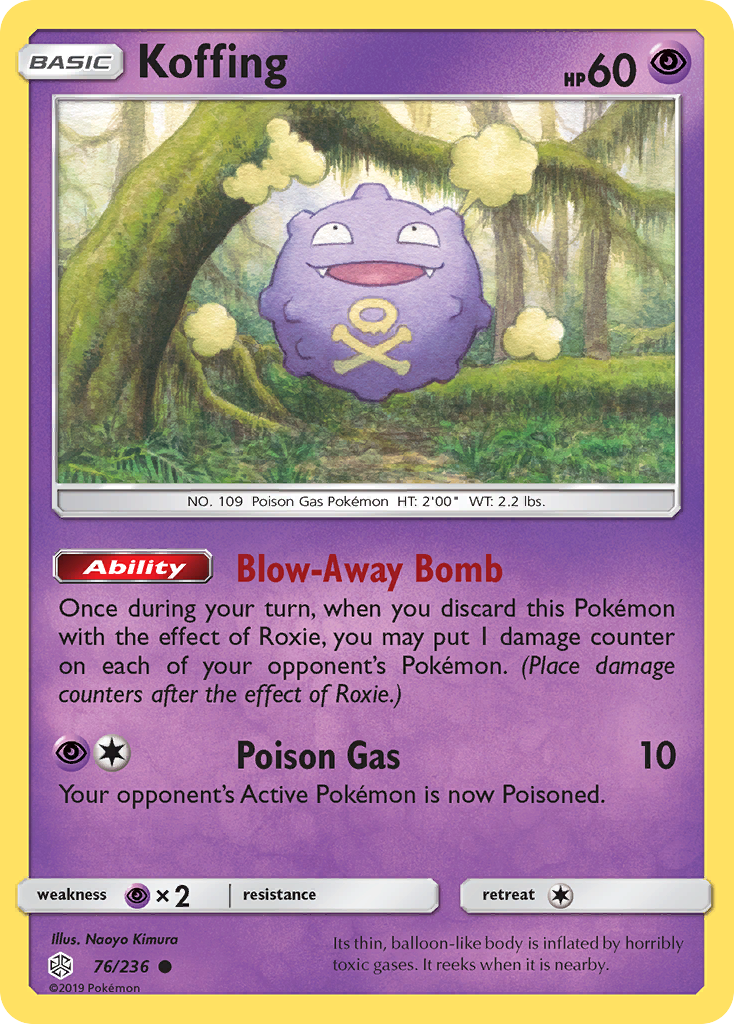 Koffing (76/236) [Sun & Moon: Cosmic Eclipse] | Good Games North