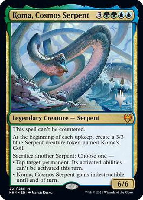 Koma, Cosmos Serpent [Kaldheim Promo Pack] | Good Games North