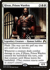 Hixus, Prison Warden [Magic Origins Promos] | Good Games North
