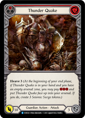 Thunder Quake (Red) [EVR024] (Everfest)  1st Edition Rainbow Foil | Good Games North
