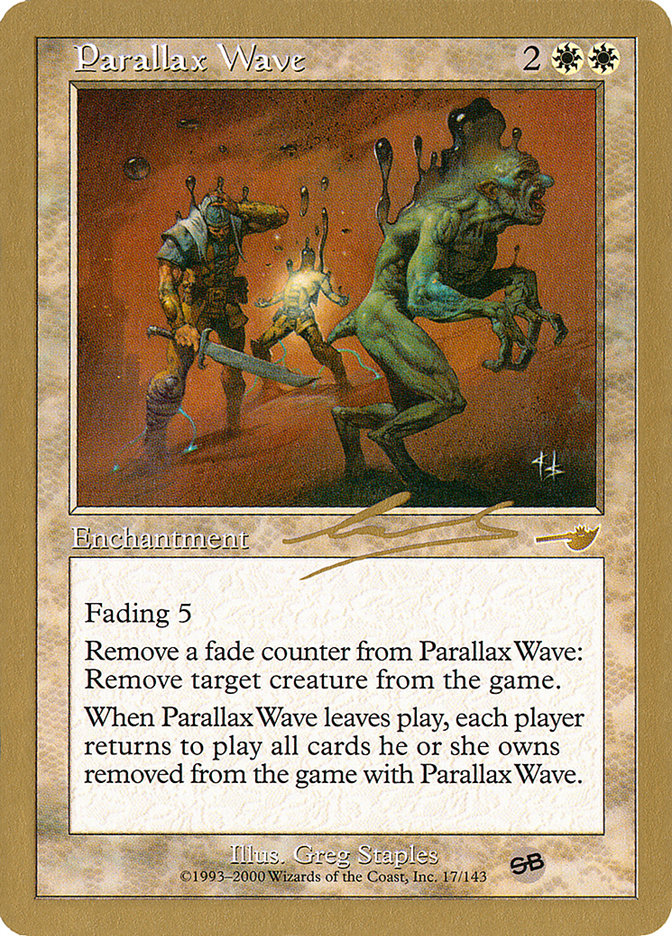 Parallax Wave (Nicolas Labarre) (SB) [World Championship Decks 2000] | Good Games North