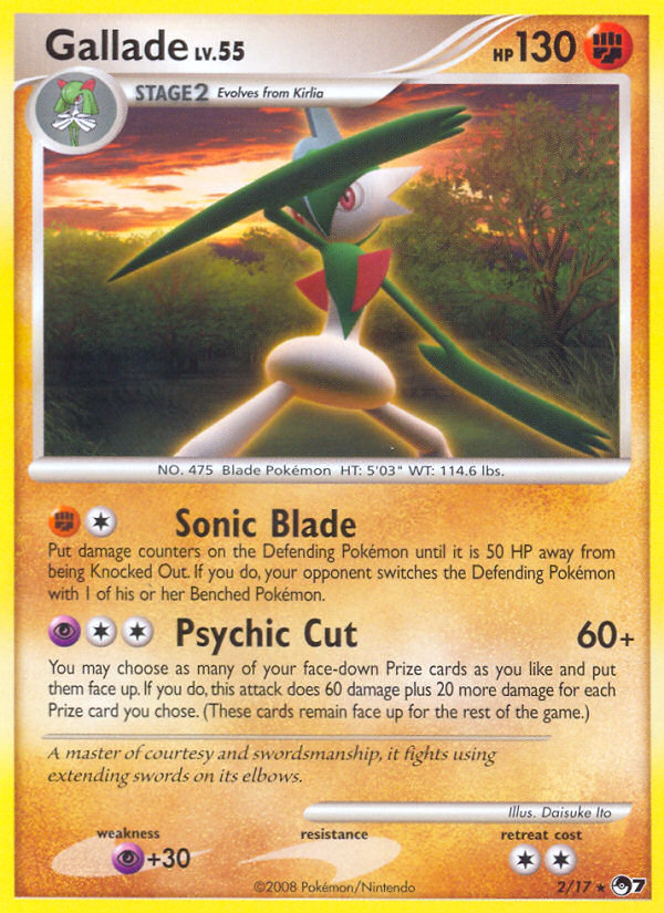 Gallade (2/17) [POP Series 7] | Good Games North