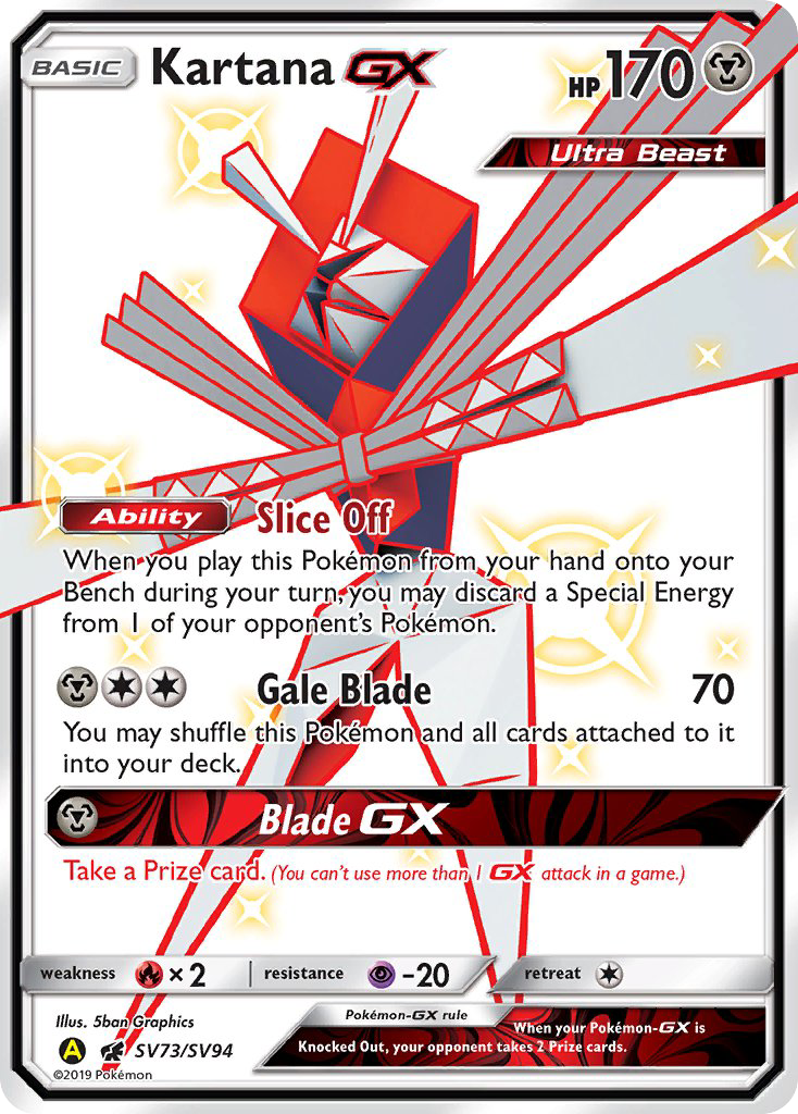 Kartana GX (SV73/SV94) [Sun & Moon: Hidden Fates - Shiny Vault] | Good Games North