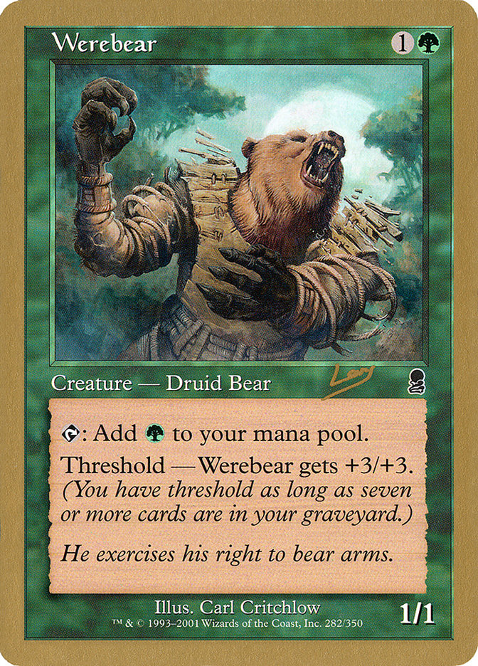 Werebear (Raphael Levy) [World Championship Decks 2002] | Good Games North