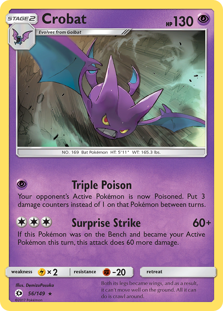 Crobat (56/149) [Sun & Moon: Base Set] | Good Games North