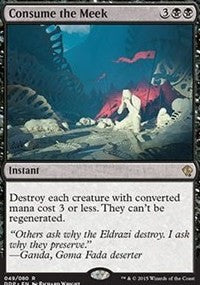 Consume the Meek [Duel Decks: Zendikar vs. Eldrazi] | Good Games North