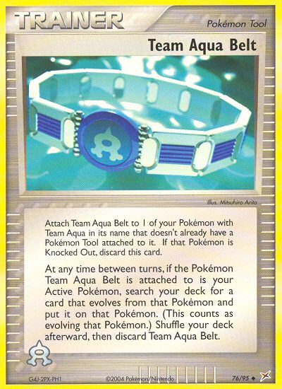 Team Aqua Belt (76/95) [EX: Team Magma vs Team Aqua] | Good Games North