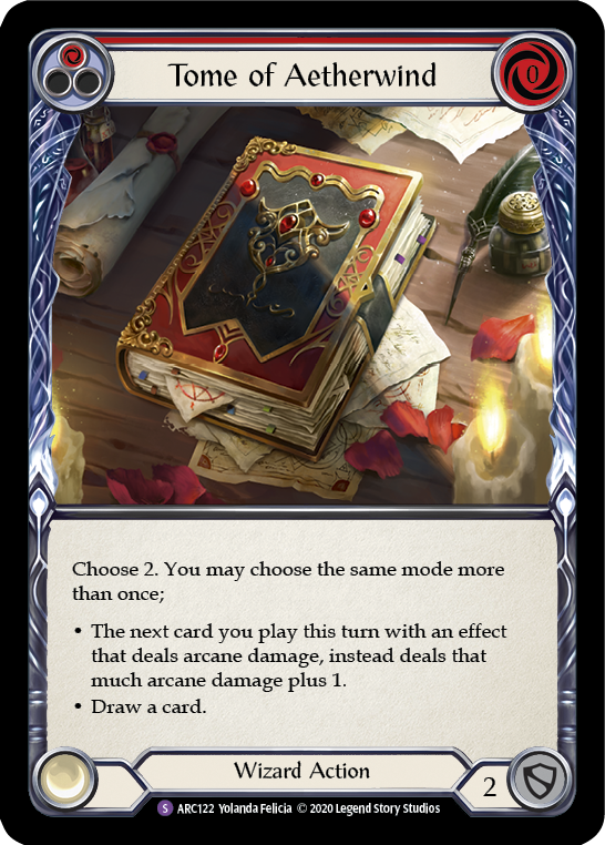 Tome of Aetherwind [U-ARC122] Unlimited Rainbow Foil | Good Games North