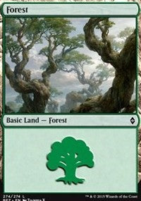 Forest (274) [Battle for Zendikar] | Good Games North