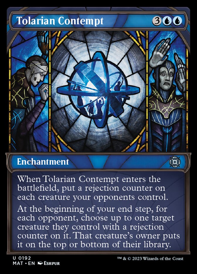 Tolarian Contempt (Showcase Halo Foil) [March of the Machine: The Aftermath] | Good Games North