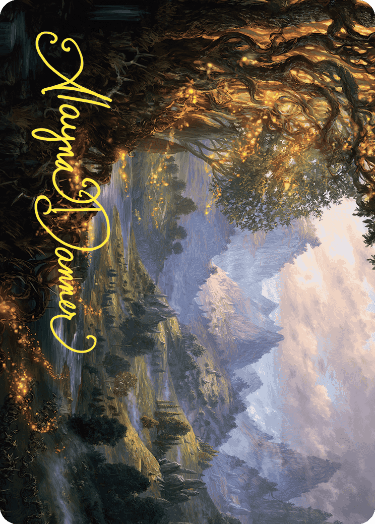 Evolving Wilds Art Card (Gold-Stamped Signature) [Wilds of Eldraine Art Series] | Good Games North