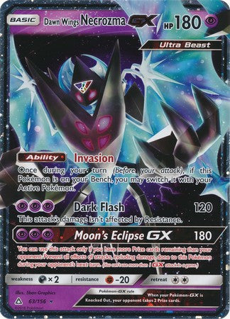 Dawn Wings Necrozma GX (63/156) (Jumbo Card) [Sun & Moon: Ultra Prism] | Good Games North
